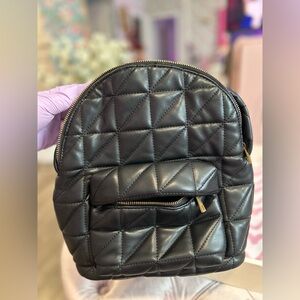 Zara Black Quilted Bag backpack